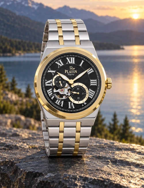 PLATİN PİERRE ERKEK KOL SAATİ  PL-1296GA-D2